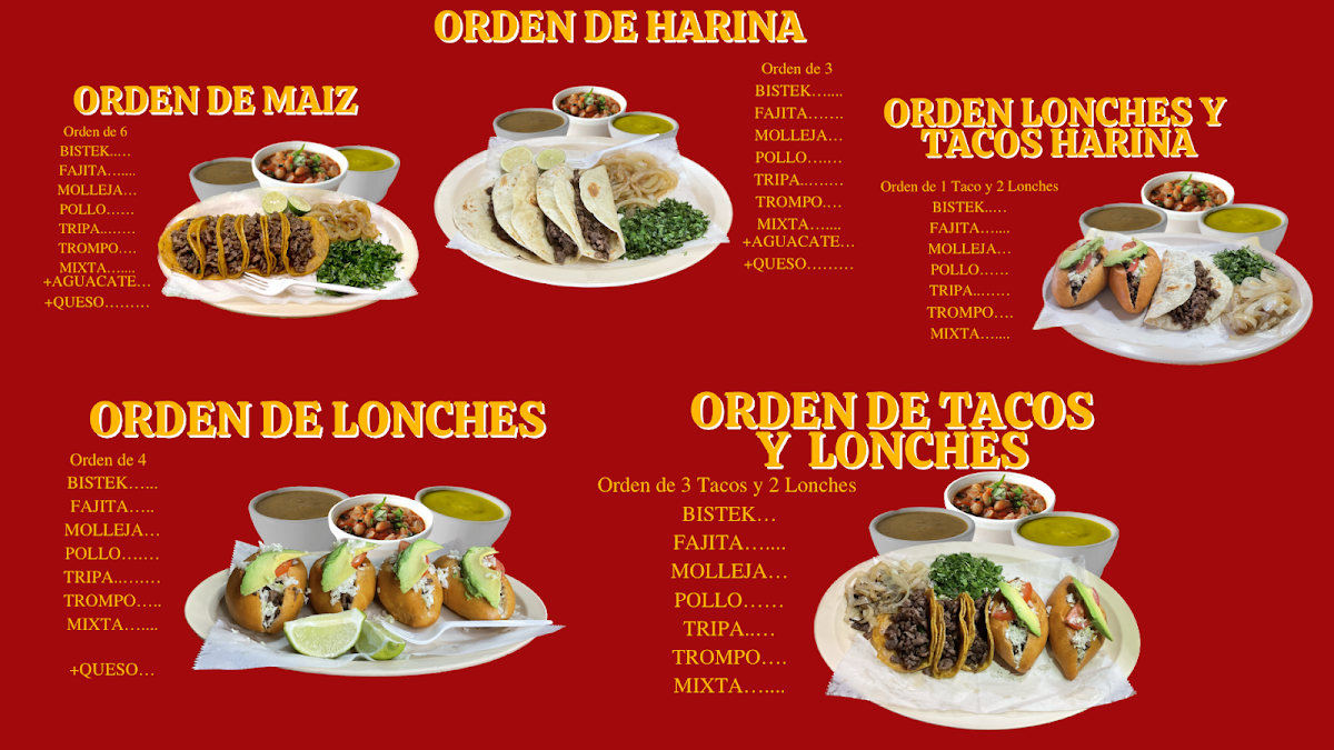 Chatto’S Taqueria Menu-1